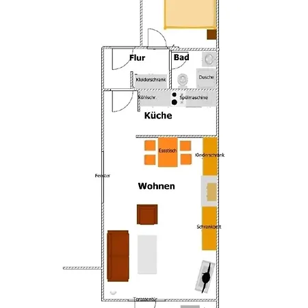 Апартаменты Zornemann Whg 1 Strandhotel Келленхузен